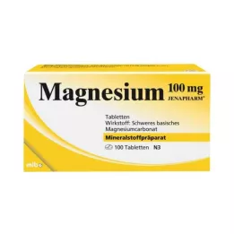 MAGNESIUM Comprimés de Jenapharm 100 mg, 100 pièces