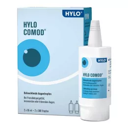 HYLO-COMOD Collyre, 2X10 ml