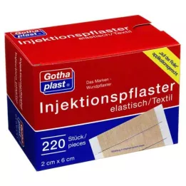 GOTHAPLAST Patch dinjection 2x6 cm, 220 pièces