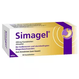 SIMAGEL Comprimés à croquer, 50 pcs