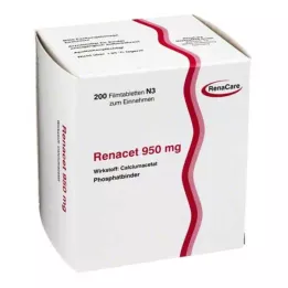RENACET 950 mg comprimés de films, 200 pc