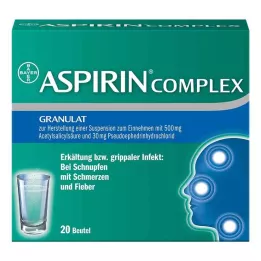 ASPIRIN COMPLEX Btl.m.Gran.z.Herst.e.Susp.z.Einn., 20 pièces