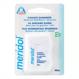 MERIDOL Fil dentaire ciré Flausch, 40 m