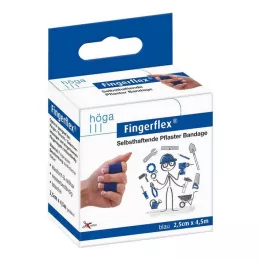FINGERFLEX 2,5 cm x 4,5 m bleu sans latex, 1 pièce
