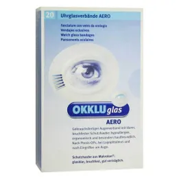 Association de verre de montre Occluglas Aero, 20 pc