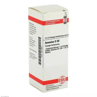 AESCULUS Dilution D 30, 20 ml AESCULUS Dilution D 30, 20 ml