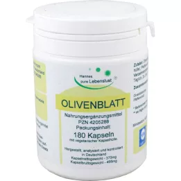 OLIVENBLATT-Extrait de capsules végétales, 180 pièces