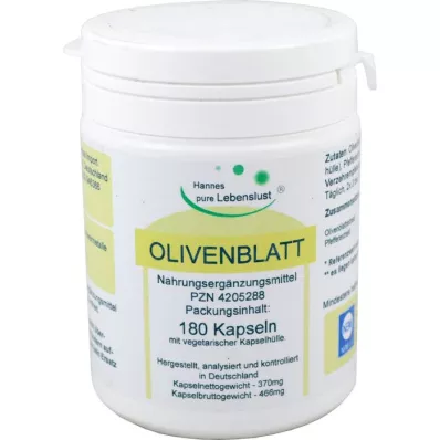 OLIVENBLATT-Extrait de capsules végétales, 180 pièces