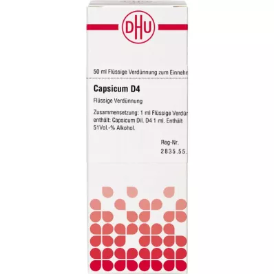 Capsicum D 4, 50 ml