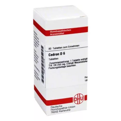 CEDRON D 6 comprimés, 80 pcs CEDRON D 6 comprimés, 80 pcs