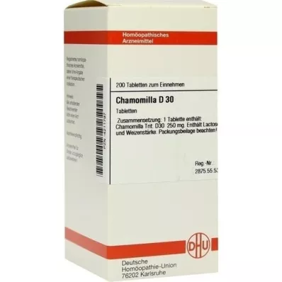 Chamomilla D 30 comprimés, 200 pc