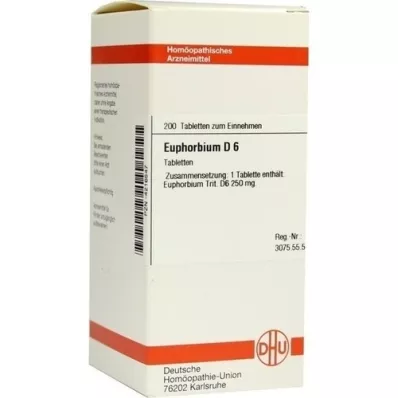 EUPHORBIUM d 6 comprimés, 200 pc