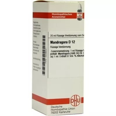 MANDRAGORA Dilution D 12, 20 ml