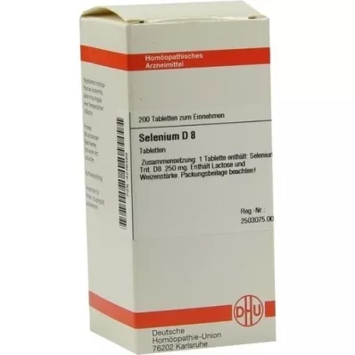 SELENIUM D 8 comprimés, 200 pc SELENIUM D 8 comprimés, 200 pc