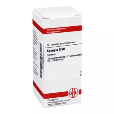 SPONGIA D 30 comprimés, 80 pièces