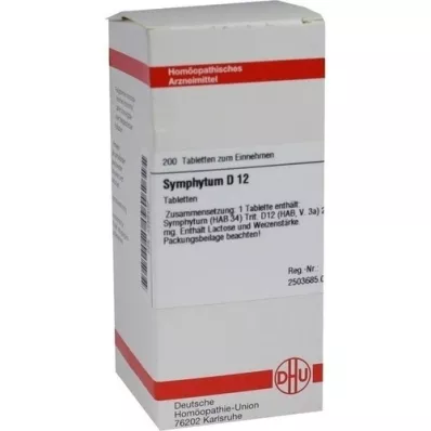 SYMPHYTUM D 12 comprimés, 200 pc
