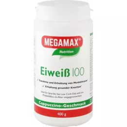 EIWEISS 100 poudre de mégamax cappuccino, 400 g