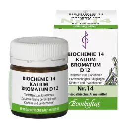 BIOCHEMIE 14 Comprimés de Kalium bromatum D 12, 80 pcs
