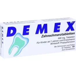 Demex Tablettes Dents, 10 pc