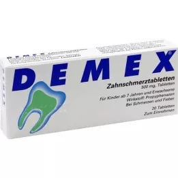 Demex Tablettes de dents, 20 pc