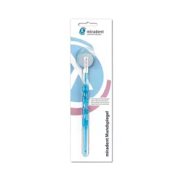 MIRADENT Miroir buccal, antibuée, bleu, transparent, 1 pièce