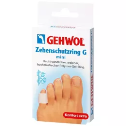 GEHWOL Bague de protection dorteil en gel polymère G mini, 2 pièces