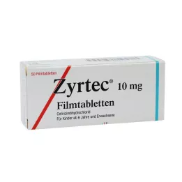 ZYRTEC Comprimés pelliculés, 50 pcs