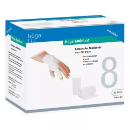 HÖGA-MUBILAST Bande de fixation 8 cmx4 m avec cellophane, 1 pièce