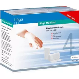 HÖGA-MUBILAST Fixation du bandage 4 CMX4 M O.CELLOPHAN, 20 pc