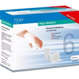 HÖGA-MUBILAST Fixation du bandage 6 CMX4 M O.CELLOPHAN, 20 pc