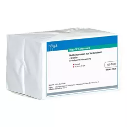 HÖGA-KOMPRESSEN OP 10x20 cm non stérile 8 plis, 100 pièces