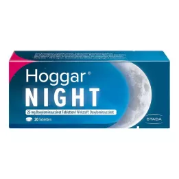 HOGGAR Comprimés de nuit, 20 pièces