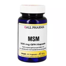 MSM Gélules de 500 mg GPH , 60 pièces