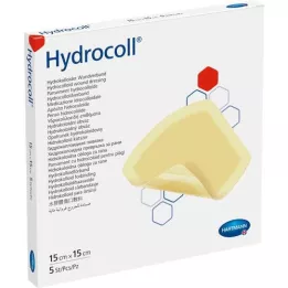 HYDROCOLL Association des plaies 15x15 cm, 5 pc