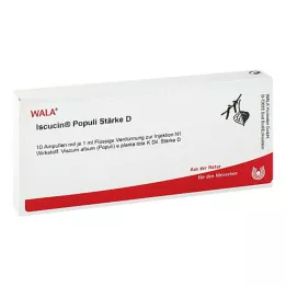 ISCUCIN Ampoules Populi Force D, 10X1 ml