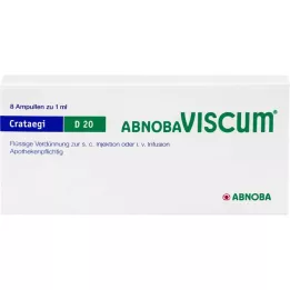 ABNOBAVISCUM Crataegi D 20 ampoules, 8 pièces