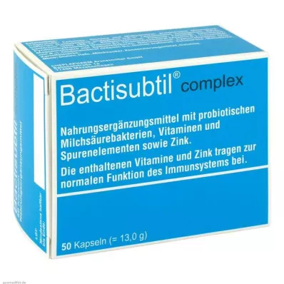 BACTISUBTIL Gélules complexes, 50 pcs