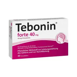 TEBONIN forte 40 mg comprimés pelliculés, 30 pcs