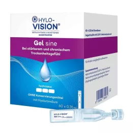 HYLO-VISION Pipettes unidoses en gel sine, 60X0,35 ml