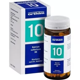 BIOCHEMIE Orthim 10 Sodium Sulfuricum D 6 Tab., 400 pc