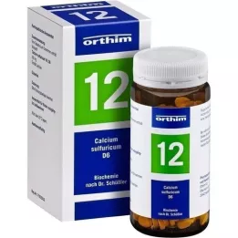 BIOCHEMIE Orthim 12 Calcium Sulfuricum D 6 Tab., 400 pc