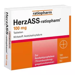 HERZASS-ratiopharm 100 mg comprimés, 100 pcs