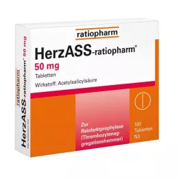 HERZASS-ratiopharm 50 mg comprimés, 100 pcs