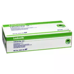 LEUKOSILK 1,25 cm x 5 m, 24 pièces