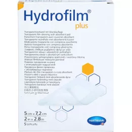 HYDROFILM Plus Association transparente 5x7,2 cm, 5 pc
