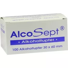 ALKOHOLTUPFER Alcosept, 100 pc