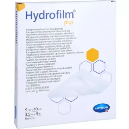 HYDROFILM Plus dassociation transparente 9x10 cm, 5 pc