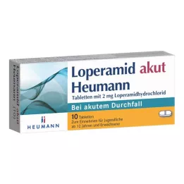 LOPERAMID comprimés Heumann aigus, 10 pcs