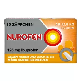 NUROFEN Suppositoires Junior 125 mg, 10 pcs