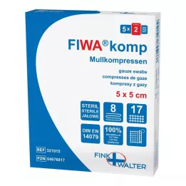 MULLKOMPRESSEN 5x5 cm stérile 8 voies, 5X2 pcs